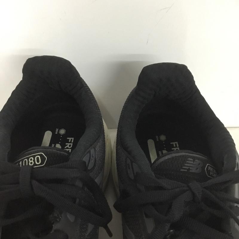 ニューバランス New Balance スニーカー スニーカー M1080B14 FRESH FOAM X 1080 28.5cm 28.5cm ロゴ、文字 黒 / ブラック / X 白 / ホワイト / メンズ USED 古着 中古 10141609