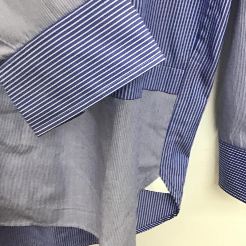 ユニクロ UNIQLO シャツ、ブラウス 長袖 331-436113 長袖シャツ ストライプシャツ カラーシャツ L ストライプ マルチカラー / マルチカラー / メンズ USED 古着 中古 10139039