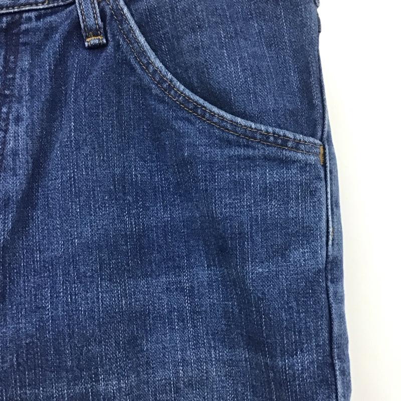 ラングラー Wrangler パンツ デニム、ジーンズ デニムパンツ ワイドパンツ カジュアルパンツ M 無地 インディゴ / インディゴ /  メンズ USED 古着 中古 10126390