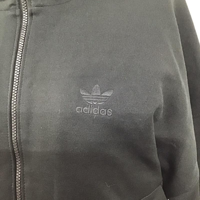 アディダス adidas ジャケット、上着 ジャンパー、ブルゾン gn2875 W TRACKTOP PB トラックジャケット M 無地 黒 / ブラック / レディース USED 古着 中古 10120288