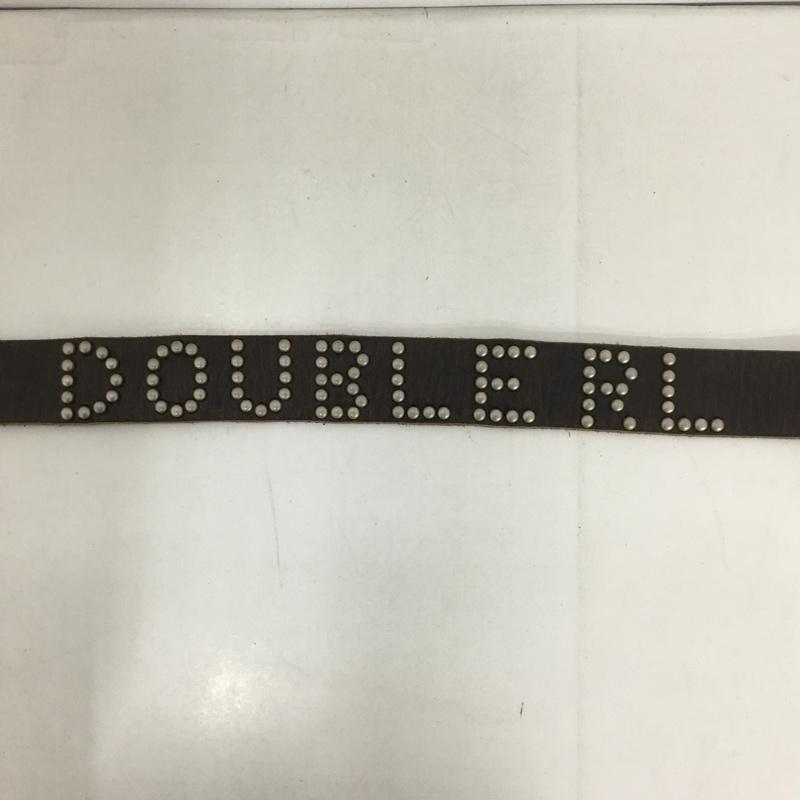 ダブルアールエル RRL ベルト・バックル ベルト スタッズ レザー ロゴ、文字 茶 / ブラウン / メンズ USED 古着 中古 10128811