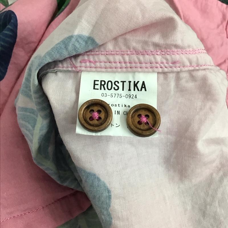 エロスティカ EROSTiKA シャツ、ブラウス 半袖 半袖シャツ プリントシャツ ポケットシャツ XL プリント マルチカラー / マルチカラー / メンズ USED 古着 中古 10130099