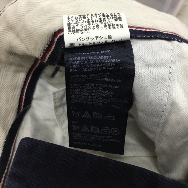 トミーヒルフィガー TOMMY HILFIGER パンツ ワークパンツ、ペインターパンツ 32インチ 無地 紺 / ネイビー / メンズ USED 古着 中古 10110593