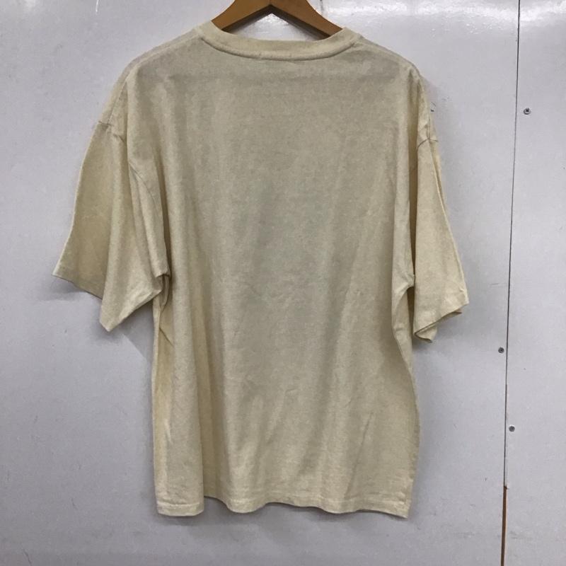 ローリーズファーム LOWRYS FARM Tシャツ 半袖 半袖カットソー プリントTシャツ クルーネックカットソー FREE ロゴ、文字 アイボリー / アイボリー / レディース USED 古着 中古 10136437
