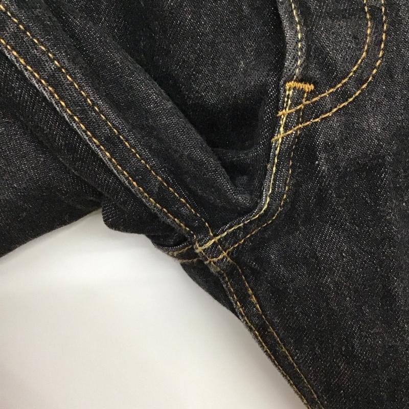 リーバイストラウスアンドコー Levi Strauss & co. パンツ デニム、ジーンズ デニムパンツ ワイドパンツ カジュアルパンツ 38 無地 黒 / ブラック / メンズ USED 古着 中古 10130934