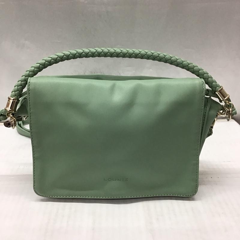 ルーニィ LOUNIE ショルダーバッグ ショルダーバッグ ハンドバッグ 2WAY ロゴ、文字 薄緑 / ライトグリーン / レディース USED 古着 中古 10114293