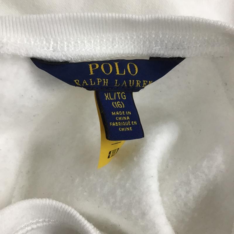 ポロラルフローレン POLO RALPH LAUREN ワンピース ミニスカート XL プリント 白 / ホワイト / レディース USED 古着 中古 10106124