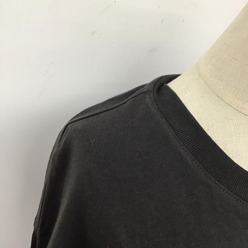 ザラ ZARA カットソー 長袖 長袖カットソー クルーネックカットソー ロングスリーブカットソー プリントTシャツ プリント 黒 / ブラック / レディース USED 古着 中古 10114930