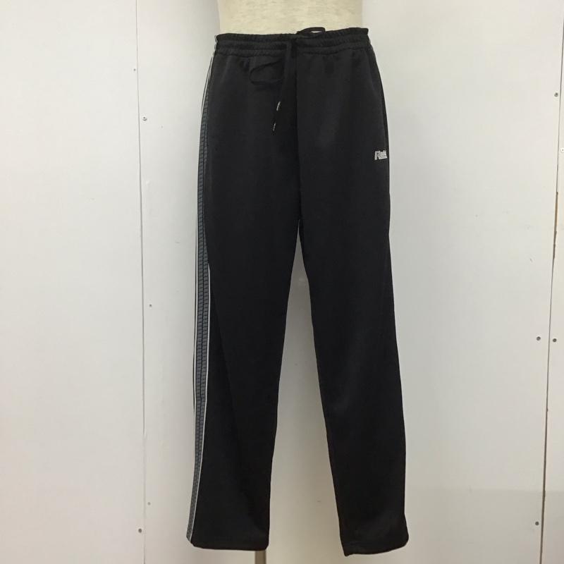 ラディアル RADIALL ボトムス ボトムス RAD-24SS-CUT002 トラックパンツ ジャージ ワイドパンツ カジュアルパンツ XL ロゴ、文字 黒 / ブラック / メンズ USED 古着 中古 10109797