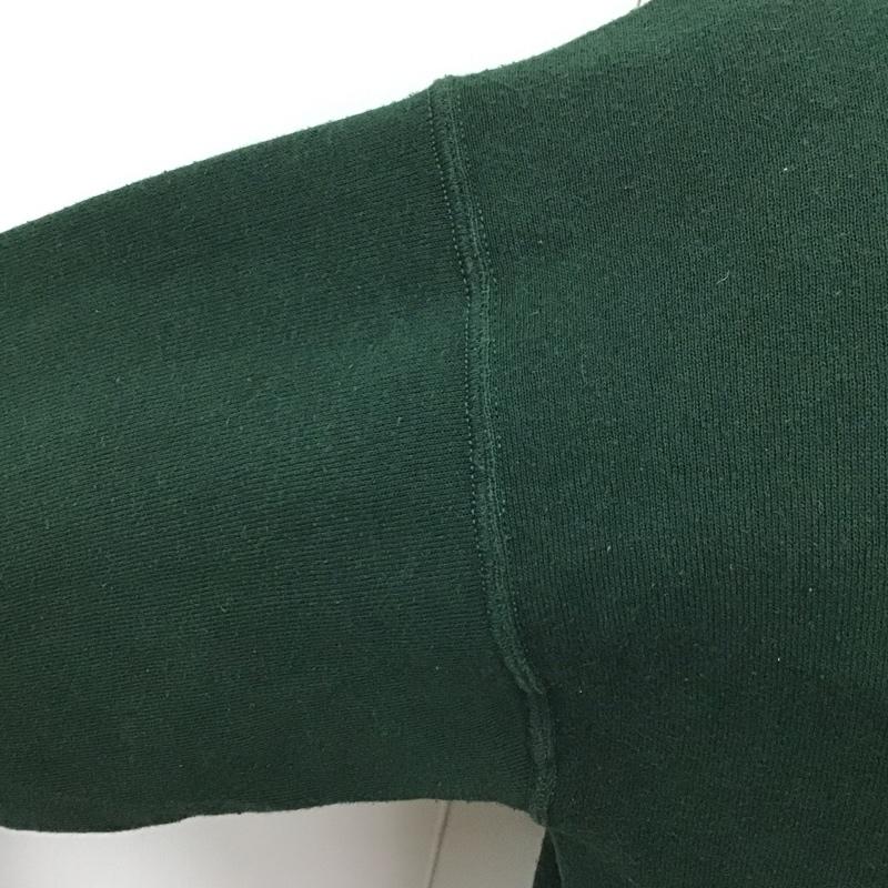 フルーツオブザルーム FRUIT OF THE LOOM トレーナー 長袖 スウェット 裏起毛 M プリント 緑 / グリーン /  メンズ USED 古着 中古 10116817