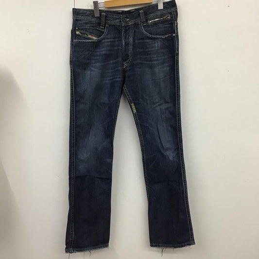 ディーゼル DIESEL パンツ デニム、ジーンズ デニムパンツ ストレートパンツ スリムパンツ カジュアルパンツ 33インチ 無地 インディゴ / インディゴ /  メンズ USED 古着 中古 10122045