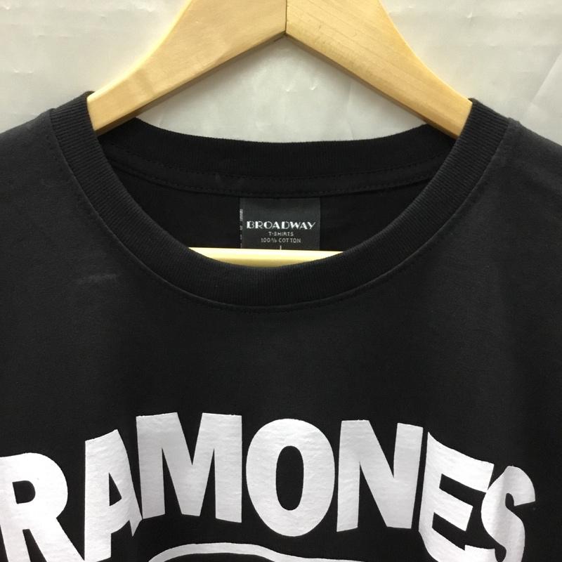 古着 USED Tシャツ 半袖 半袖カットソー プリントTシャツ クルーネックカットソー バンドTシャツ L プリント 黒 / ブラック / メンズ USED 古着 中古 10106946