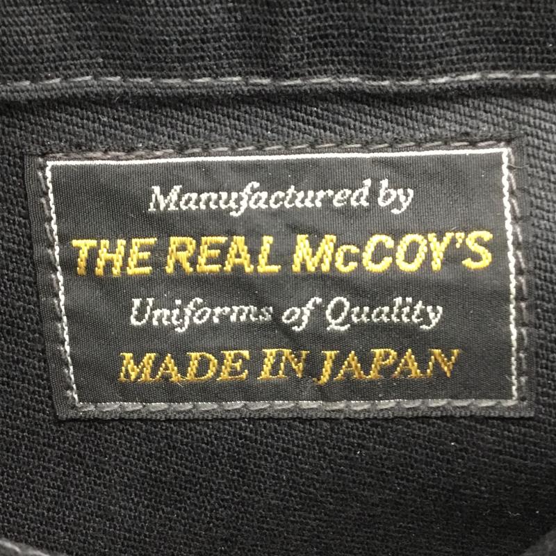 ザリアルマッコイズ THE REAL McCOY S ジャケット、上着 ジャケット、ブレザー ミリタリージャケット ザリアルマッコイズ デッキジャケット 40 無地 黒 / ブラック / メンズ USED 古着 中古 10120966