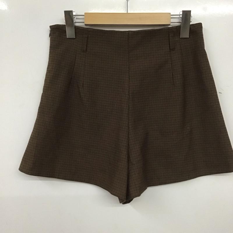 ザラ ZARA パンツ ショートパンツ M 茶 / ブラウン / レディース USED 古着 中古 10139418