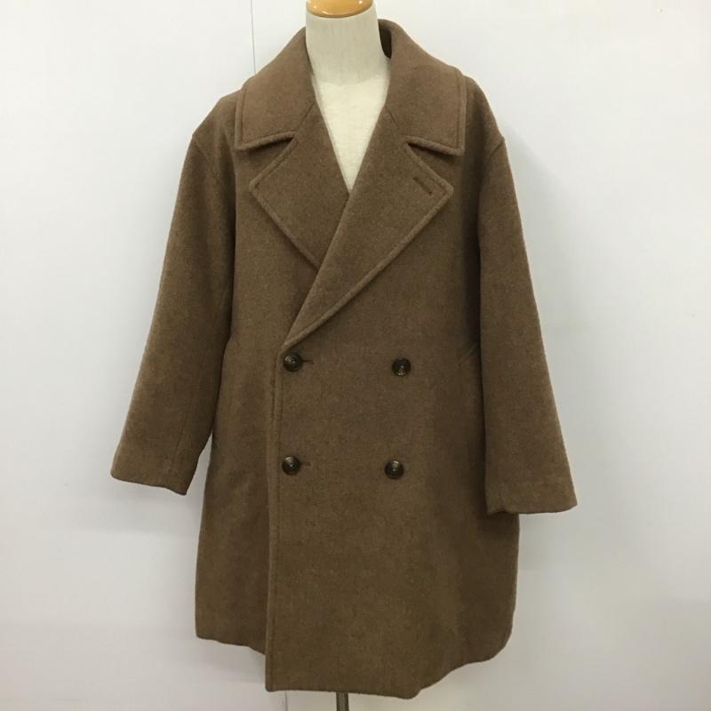 フリークスストア FREAK S STORE コート コート一般 ロングコート ロングジャケット ダブルカラージャケット アウター M 無地 ベージュ / ベージュ / メンズ USED 古着 中古 10110866