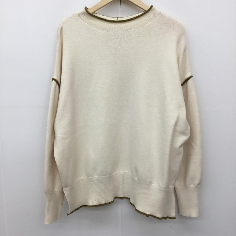 ローリーズファーム LOWRYS FARM ニット、セーター 長袖 FREE 無地 ベージュ / ベージュ / レディース USED 古着 中古 10138240