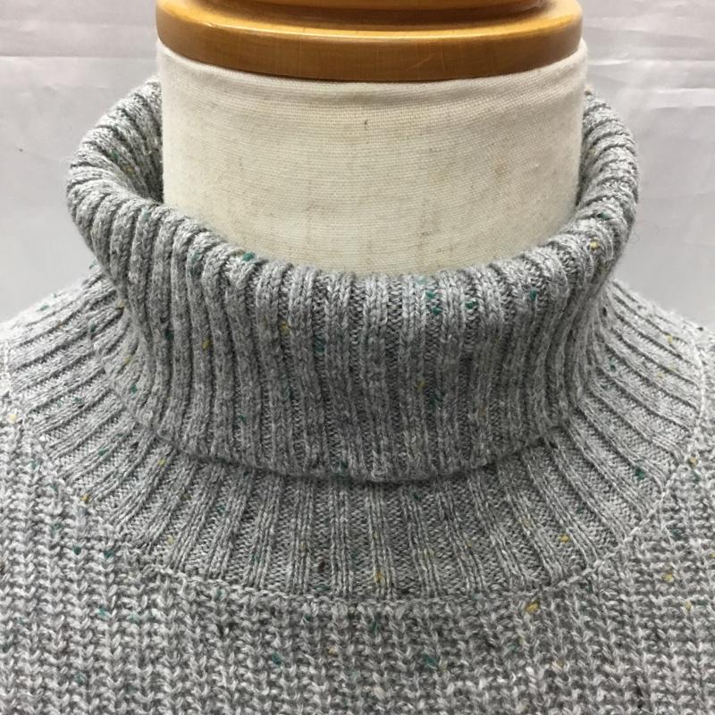 エアロポステール AEROPOSTALE ニット、セーター 長袖 長袖ニットカットソー ニット セーター クルーネックニット L 無地 灰 / グレー / メンズ USED 古着 中古 10113549