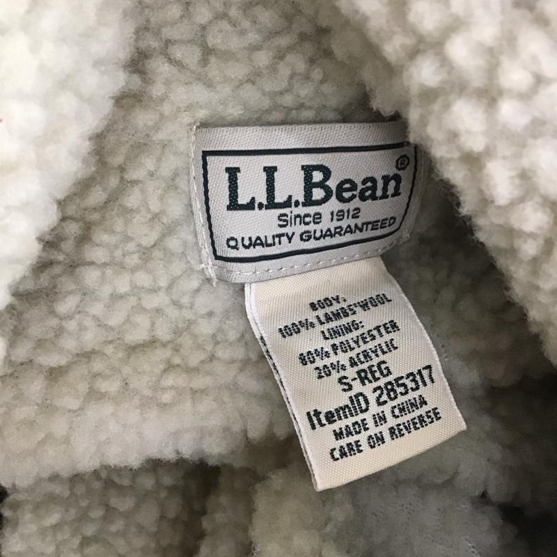 エルエルビーン L.L.Bean ニット、セーター 長袖 285317 ジップアップ ニットジャケット 裏ボア S 無地 緑 / グリーン / メンズ USED 古着 中古 10112652
