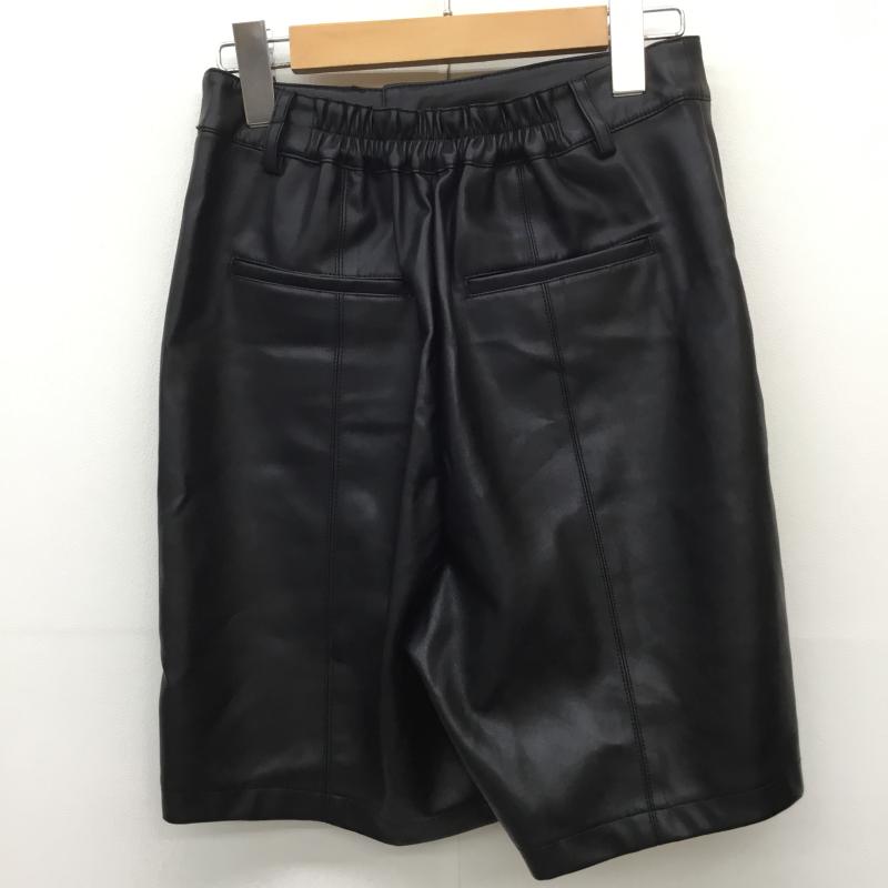 ジーナシス JEANASIS パンツ ショートパンツ レザーショートパンツ FREE 無地 黒 / ブラック / レディース USED 古着 中古 10138072