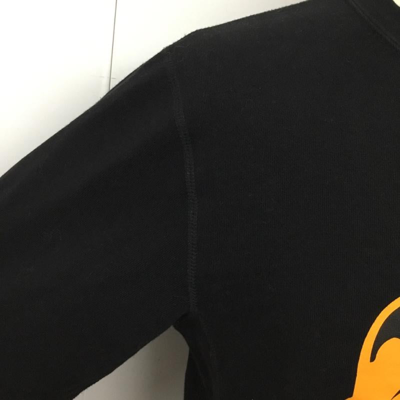 アベイシングエイプ A BATHING APE トレーナー 長袖 001SWI301019M TIGER HEAVY WEIGHT CREWNECK タイガー スウェット M プリント 黒 / ブラック / メンズ USED 古着 中古 10107034