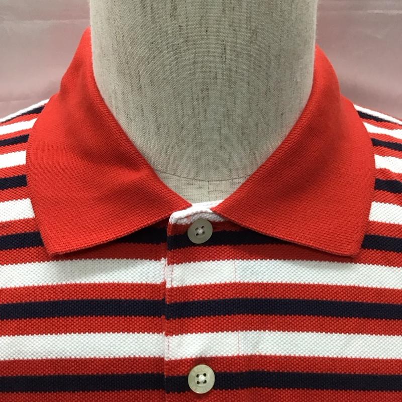 ブルックスブラザーズ BROOKS BROTHERS ポロシャツ 半袖 半袖ポロシャツ カラーシャツ 半袖カットソー ボーダー M ボーダー柄 マルチカラー / マルチカラー /  メンズ USED 古着 中古 10111466