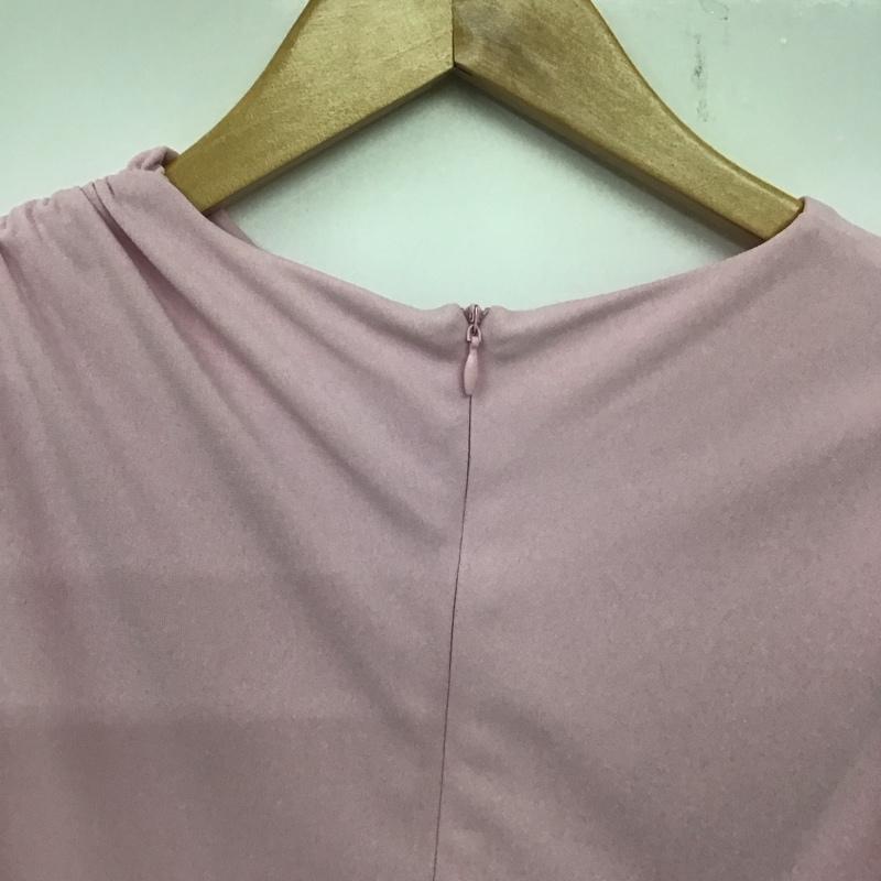 ザラ ZARA ワンピース ロングスカート 4772 262 626 ノースリーブ ドレープ タグ付き M 無地 桃 / ピンク / レディース USED 古着 中古 10138655
