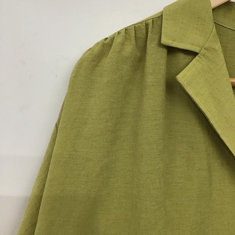 アパートバイローリーズ apart by lowrys シャツ、ブラウス 長袖 AP260348TK カイキンドロストシャツ FREE 無地 薄緑 / ライトグリーン / レディース USED 古着 中古 10134597