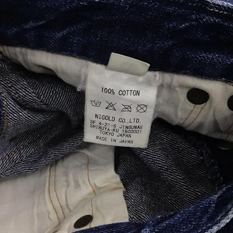 ヒューマンメード HUMAN MADE パンツ デニム、ジーンズ デニムパンツ ワイドパンツ カジュアルパンツ ストレッチパンツ M 無地 インディゴ / インディゴ / メンズ USED 古着 中古 10145736