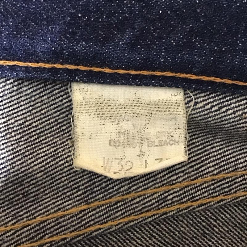 シュガーケーン SUGAR CANE パンツ デニム、ジーンズ W32 L35 ボタンフライ 32インチ 無地 インディゴ / インディゴ / メンズ USED 古着 中古 10115881