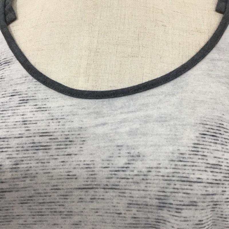ディーゼル DIESEL Tシャツ 半袖 クルーネック S 総柄 灰 / グレー / レディース USED 古着 中古 10112340