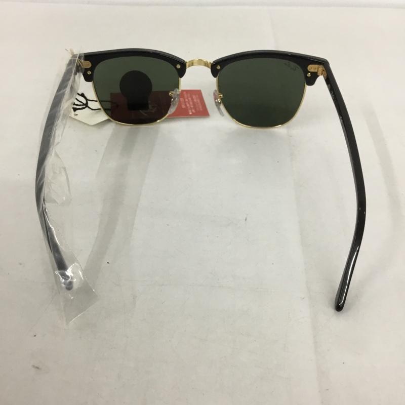 レイバン Ray-Ban めがね・サングラス サングラス RB3016 CLUBMASTER CLASSIC カラーレンズ 箱有 無地 黒 / ブラック / X 金 / ゴールド / メンズ USED 古着 中古 10129432