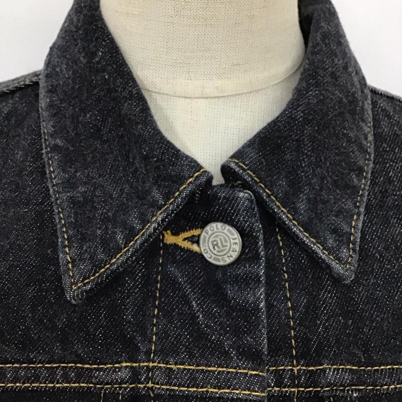 ポロジーンズ Polo Jeans Co. ジャケット、上着 ジャケット、ブレザー JR-WJ-BA-2101 RALPH LAUREN デニムジャケット Gジャン M 無地 インディゴ / インディゴ / レディース USED 古着 中古 10118227