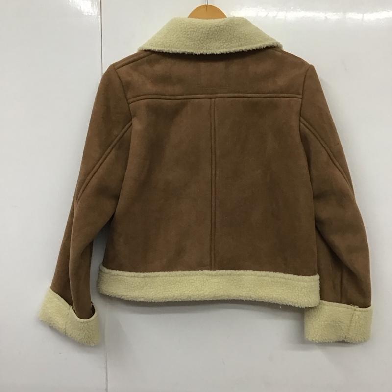 アースミュージックアンドエコロジー earth music&ecology コート コート一般 ムートンコート M 無地 茶 / ブラウン / レディース USED 古着 中古 10130367