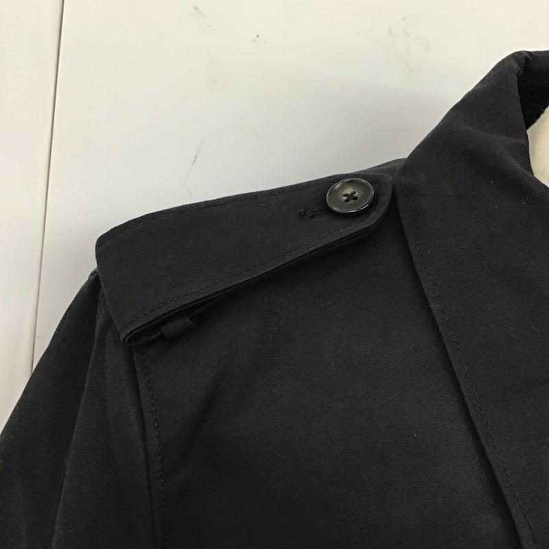 アール・ニューボールド R.NEWBOLD コート トレンチコート ライナー付き XL 無地 黒 / ブラック / メンズ USED 古着 中古 10118116
