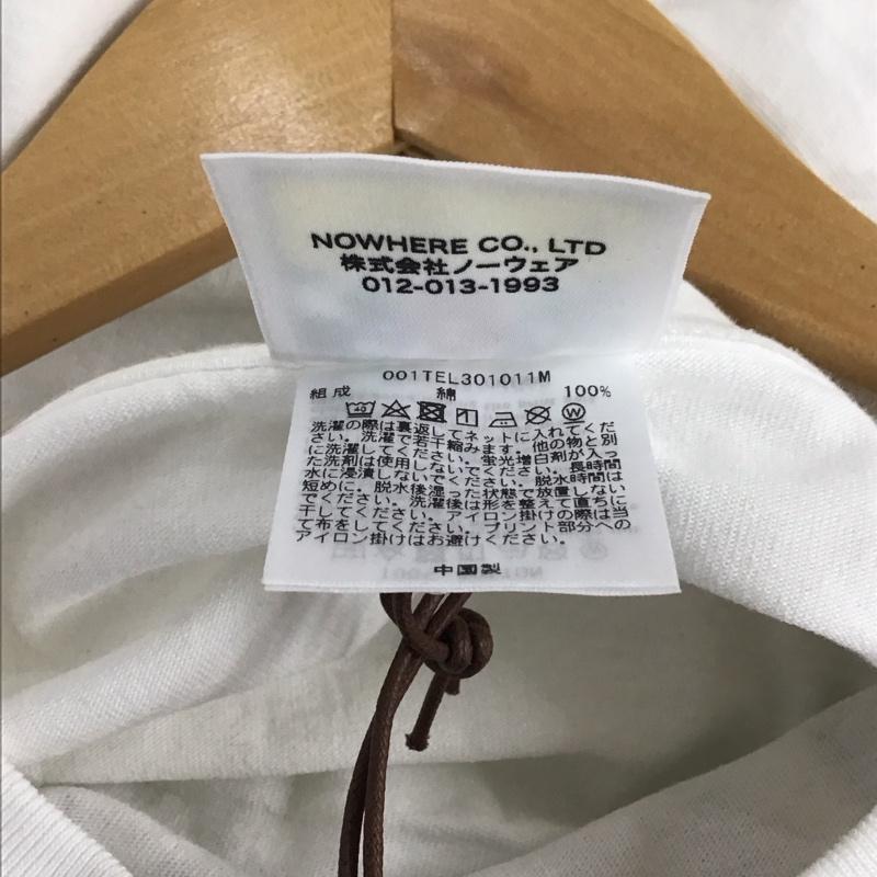 アベイシングエイプ A BATHING APE Tシャツ 半袖 半袖カットソー プリントTシャツ クルーネックカットソー M プリント 白 / ホワイト / メンズ USED 古着 中古 10136254