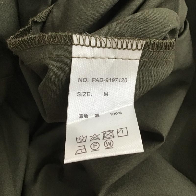 アルシーヴ archives ワンピース ロングスカート 長袖シャツワンピース 前空きロングワンピース M 無地 カーキ / カーキ / レディース USED 古着 中古 10142051