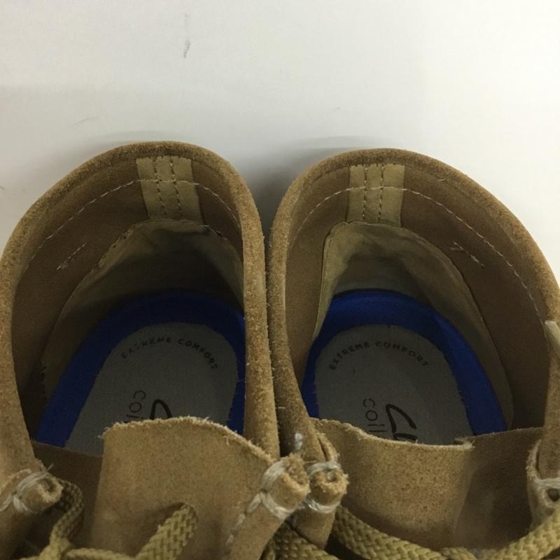クラークス Clarks カジュアルシューズ カジュアルシューズ 261594387065 Shacre Boot UK8.5 US:9.5 ワンポイント ベージュ / ベージュ / メンズ USED 古着 中古 10138329