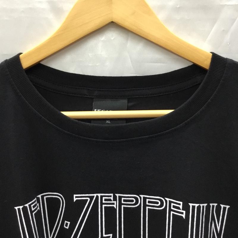 古着 USED Tシャツ 半袖 半袖カットソー プリントTシャツ クルーネックカットソー バンドTシャツ XL プリント 黒 / ブラック / メンズ USED 古着 中古 10106904
