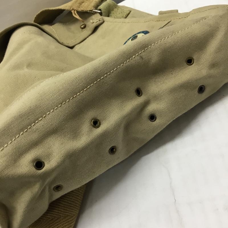 古着 USED ショルダーバッグ ショルダーバッグ ミリタリー フランス軍 ガスマスクバッグ 無地 ベージュ / ベージュ / メンズ USED 古着 中古 10118920