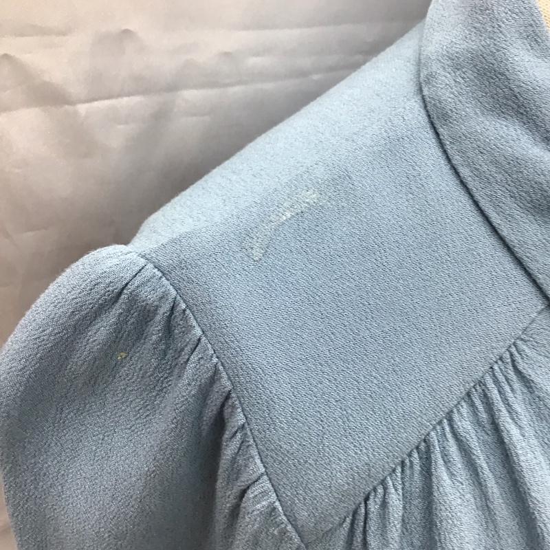 ザラ ZARA シャツ、ブラウス 長袖 長袖シャツ カラーシャツ カジュアルシャツ M 無地 水色 / ライトブルー / レディース USED 古着 中古 10116737