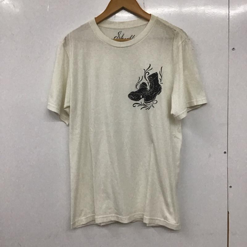 シャンブルズ Shambles Tシャツ 半袖 半袖カットソー プリントTシャツ クルーネックカットソー numbernine M プリント 白 / ホワイト / メンズ USED 古着 中古 10137043