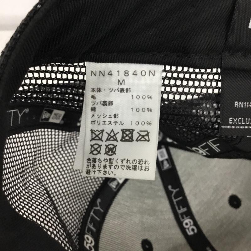 ザノースフェイス THE NORTH FACE 帽子 キャップ NN41840N TNF NEWERA TRUCKER MESH CAP ロゴ、文字 黒 / ブラック / メンズ USED 古着 中古 10109916