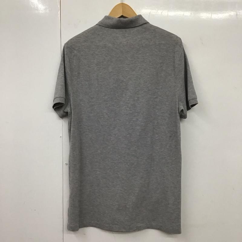 ポロラルフローレン POLO RALPH LAUREN ポロシャツ 半袖 半袖ポロシャツ 半袖カットソー カラーシャツ M ロゴ、文字 灰 / グレー / メンズ USED 古着 中古 10131487