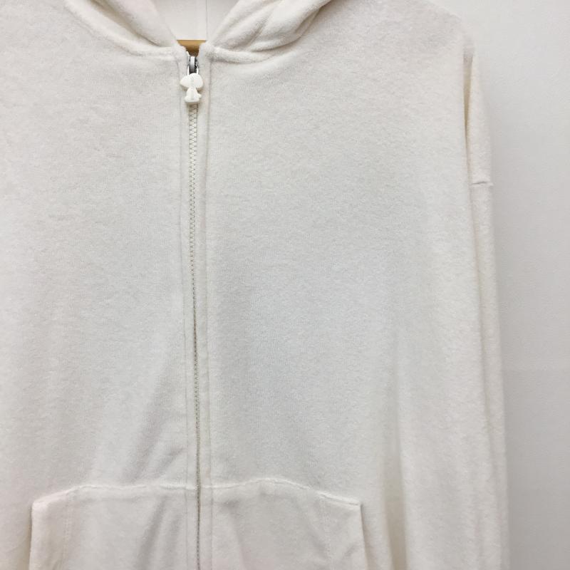 ジェラートピケオム GELATO PIQUE HOMME パーカー 長袖 ZIPパーカー PEANUTS L キャラクター 白 / ホワイト / メンズ USED 古着 中古 10133597