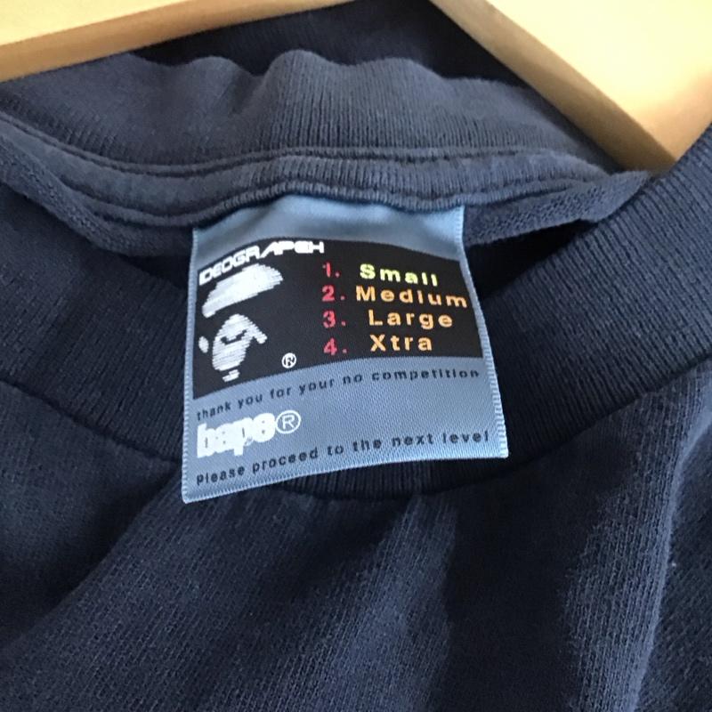 ベイプ BAPE Tシャツ 半袖 半袖 S ロゴ、文字 黒 / ブラック / レディース USED 古着 中古 10109169