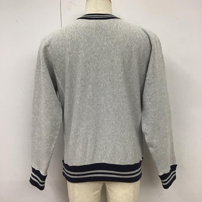 チャンピオン Champion トレーナー 長袖 c3-a021 クルーネックスウェットシャツ トレーナー M ロゴ、文字 灰 / グレー /  メンズ USED 古着 中古 10120001