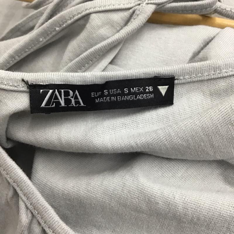 ザラ ZARA ワンピース・ドレス・オールインワン ワンピース・ドレス・オールインワン オールインワン ノースリーブ ワイドパンツ S 無地 灰 / グレー / レディース USED 古着 中古 10134318