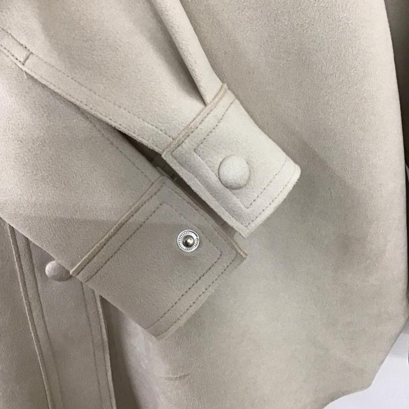 ザラ ZARA ジャケット、上着 ジャケット、ブレザー カジュアルジャケット カラージャケット ポケットジャケット アウター S 無地 ベージュ / ベージュ / レディース USED 古着 中古 10122431
