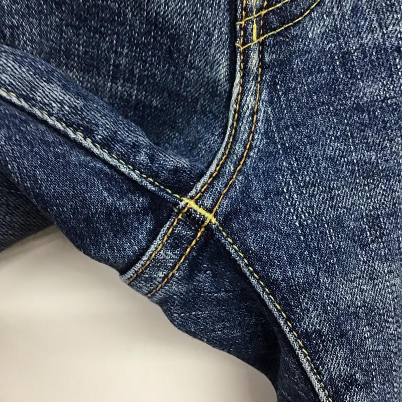レッドカード RED CARD パンツ デニム、ジーンズ デニムパンツ スリムパンツ カジュアルパンツ ストレッチパンツ 29インチ ダメージ加工 インディゴ / インディゴ / メンズ USED 古着 中古 10135959