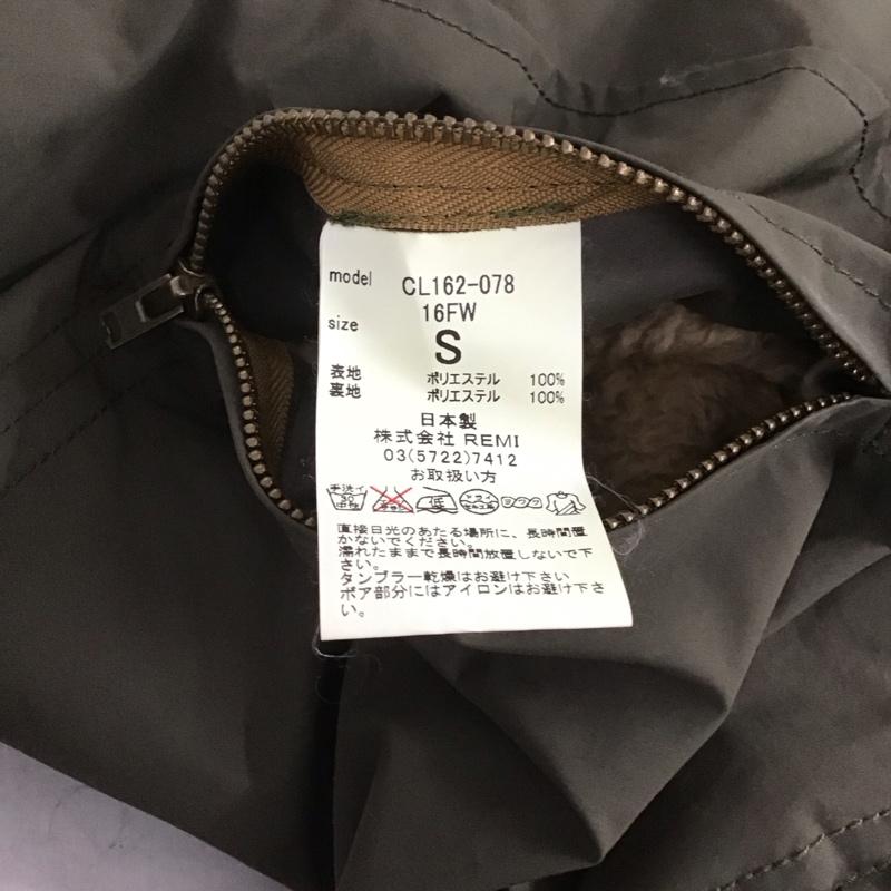 キャルオーライン CAL O LINE ジャケット、上着 ジャンパー、ブルゾン ジップアップジャケット パーカージャケット アウター 裏地ボア S 無地 カーキ / カーキ / メンズ USED 古着 中古 10139679